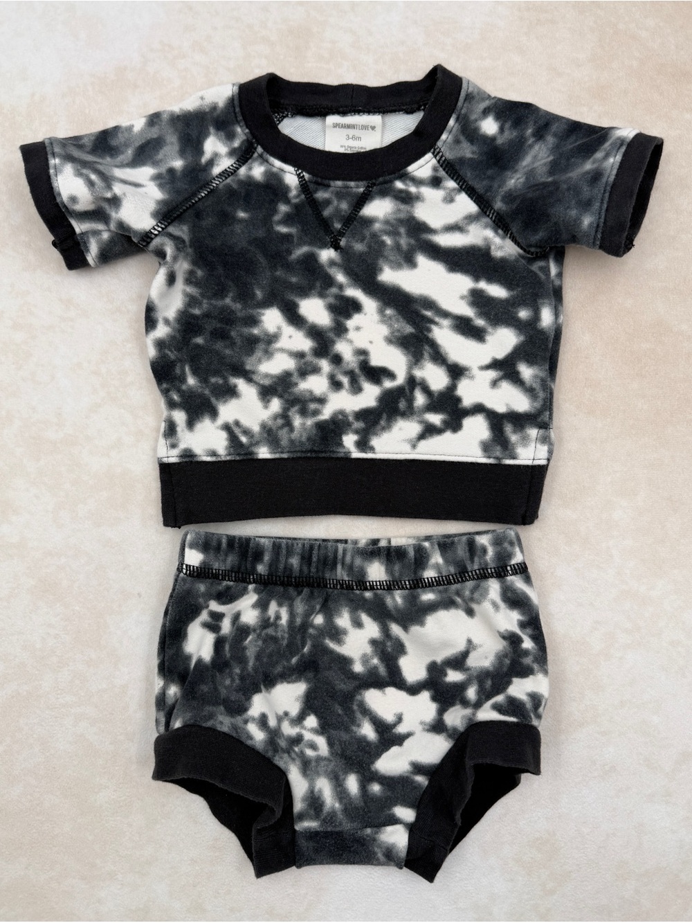 Spearmint Love Tie Dye Baby Set